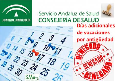 Días adicionales de vacaciones por antigüedad.