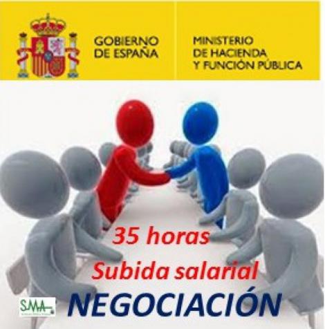 El Gobierno, dispuesto ahora a negociar la jornada de 35 horas para los funcionarios.