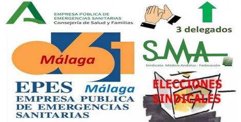 El Sindicato Médico Andaluz gana las elecciones en EPES-061 en Málaga. ¡Lo volvemos a conseguir!