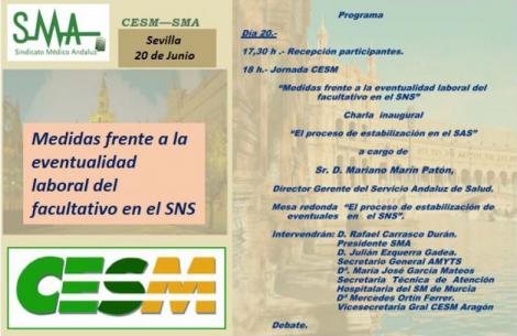 Facultativos de todo el país analizan, este martes en Sevilla, la eventualidad del Sistema Nacional de Salud.
