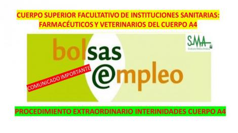PROCEDIMIENTO EXTRAORDINARIO INTERINIDADES CUERPO A4