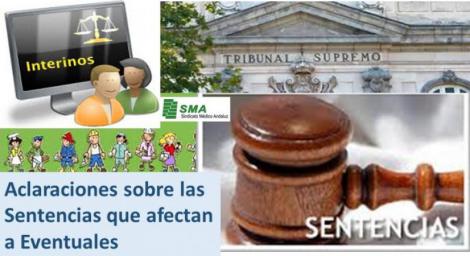 Aclaraciones sobre las recientes sentencias que afectan a eventuales.