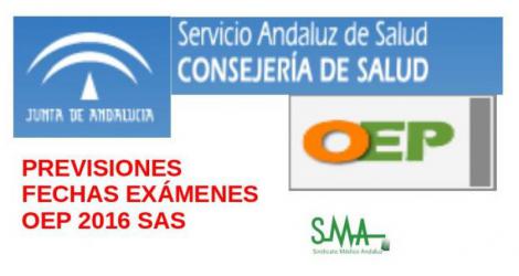 Previsión de la fecha de los exámenes de la OEP 2016 del SAS