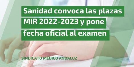 Sanidad convoca las plazas MIR 2022-2023 y pone fecha oficial al examen
