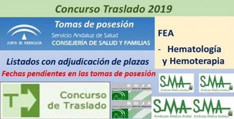 Concurso de Traslados 2019. Publicado en el Boja la resolución definitiva de FEA de Hematología y Hemoterapia.