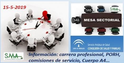 Resumen de las últimas mesas de negociación con el SAS.