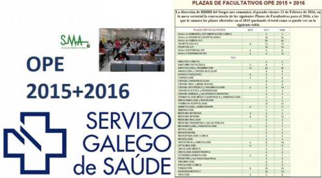 Aprobadas 401 plazas para las OPE de Galicia de 2015 y 2016