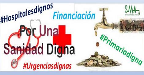 Por una sanidad digna y bien financiada.