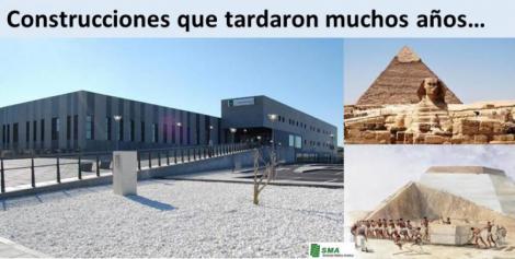 6 años y medio después de poner la primera piedra, el HAR de Lebrija tendrá especialidades. Veremos si es cierto...