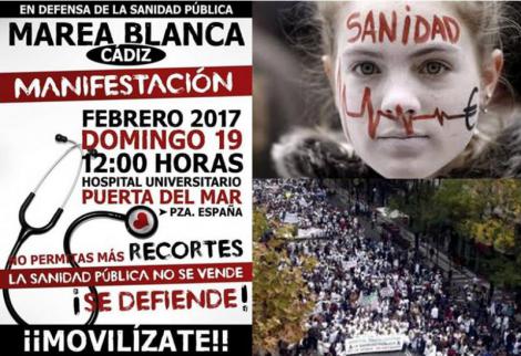 El consejero de Salud oirá a la Marea Blanca de Cádiz antes de la manifestación del día 19. 
