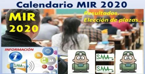 Calendario MIR 2020: Sanidad fija las fechas de publicación de resultados y asignación de plazas.