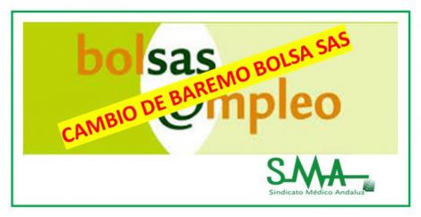 Publicada en el BOJA la resolución con el cambio de baremo de Bolsa Única del SAS.