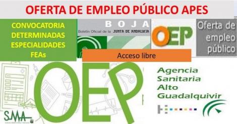 Composición de los Tribunales Calificadores de las especialidades de Facultativo/a Especialista convocadas de la Agencia Pública  Empresarial Sanitaria Hospital Alto Guadalquivir.