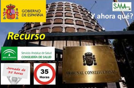 El Gobierno recurrirá las 35 horas semanales de los sanitarios en Andalucía.