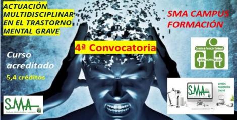 Cuarta convocatoria del curso de formación acreditado: Actuación multidisciplinar en el trastorno mental grave.