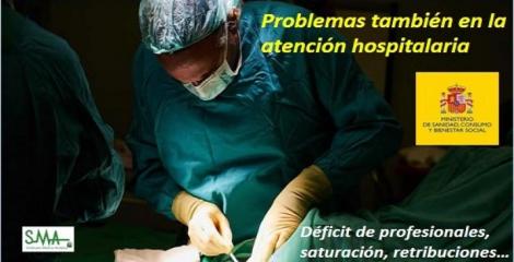 Problemas en Primaria ...y también en Atención Hospitalaria. Problemas para todos los médicos.