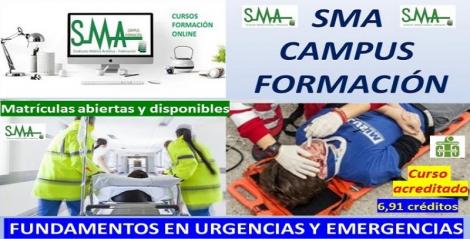 SMA Campus Formación. Nuevo curso: FUNDAMENTOS EN URGENCIAS Y EMERGENCIAS.