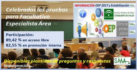 Celebrados el sábado 27 de octubre los exámenes de la OEP 2017 y Estabilización para FEA de distintas especialidades.