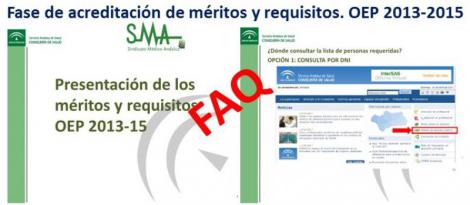 Preguntas y respuestas relacionadas con la fase de acreditación de méritos y requisitos. OEP 2013-2015