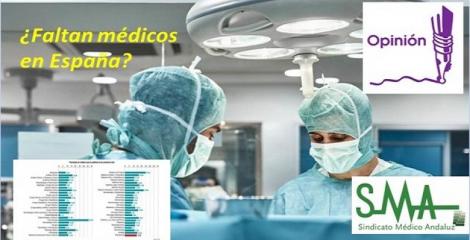 SOBRE LA ESCASEZ DE MÉDICOS EN ESPAÑA.