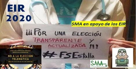 Los futuros residentes reclaman una alternativa a la elección telemática. SMA apoya sus reivindicaciones.