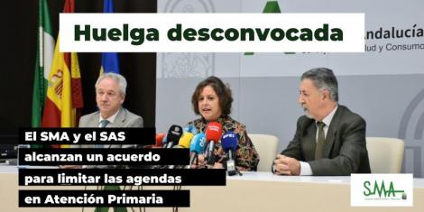 El SMA y el SAS alcanzan un acuerdo para limitar las agendas en Atención Primaria