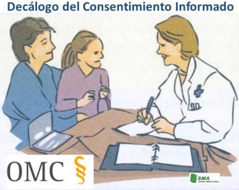 La OMC elabora un Decálogo del Consentimiento Informado ante las “deficiencias” observadas.