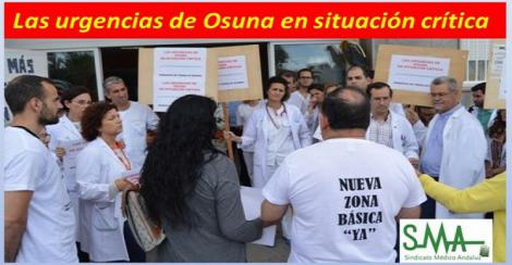 Los médicos de urgencias de Osuna amenazan con dejar su trabajo.