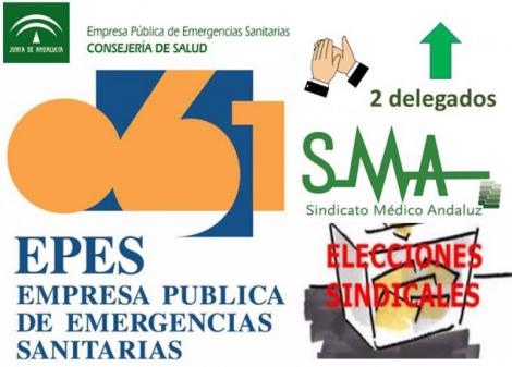 El Sindicato Médico obtiene el máximo número de votos en las elecciones de EPES-061 en Sevilla.