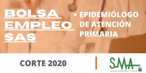 Bolsa. Listas definitivas de candidatos (corte 2020) de Epidemiólogo de Atención Primaria