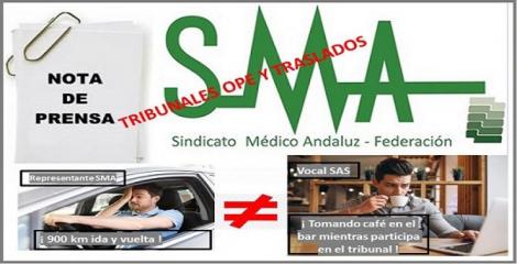 El SAS discrimina y ofende a los representantes sindicales en los tribunales de OPEs y traslados.