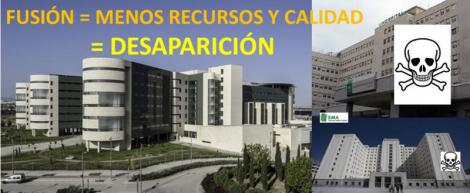 El SMA denuncia la pérdida de recursos que supone la fusión hospitalaria.