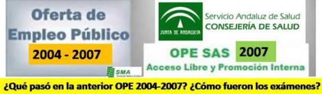 ¿Qué pasó en la anterior OPE 2004-2007? ¿Cómo fueron los exámenes?