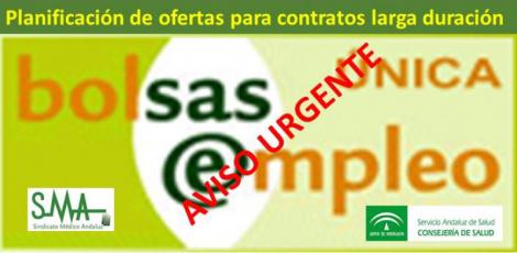 ATENCIÓN: Planificación de las próximas ofertas de larga duración en el SAS.