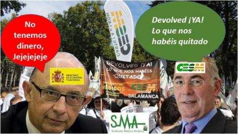 Hacienda propone una subida salarial del 7,25% en tres años: Insuficiente.