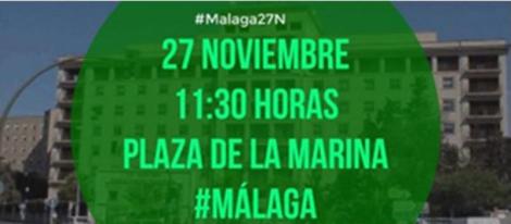 Convocan una marcha por la mejora de la sanidad en Málaga. Las protestas corren como la pólvora.