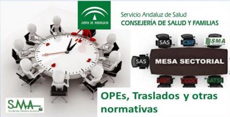 Mesa sectorial: OPE, Traslados y otras normativas