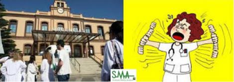 El Sindicato Médico estudia tomar acciones legales ante los riesgos para la salud de facultativos en el H. Civil de Málaga.