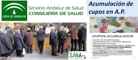 Abono de acumulación de cupos en Atención Primaria.