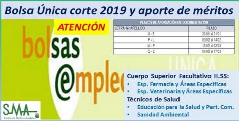 Bolsa. Publicación del listado único de personas aspirantes admitidas en bolsa (corte 2019) de Cuerpo A4 (Farmacia y Veterinaria) y Técnico de Salud (Ed. Sal. Part. Com. y San. Amb.) 