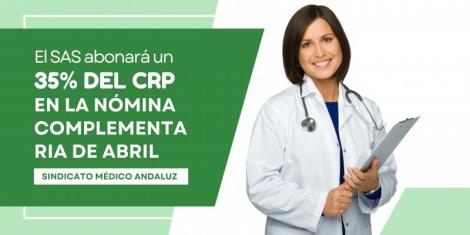 El SAS abonará un 35% del CRP de 2022 en la nómina complementaria de abril
