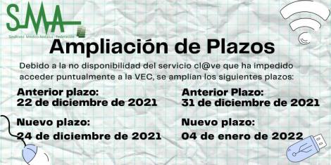 Ampliación de plazos para inscripción a OPE 