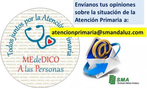 Mándanos tu opinión sobre la situación de la Atención Primaria