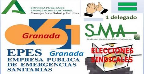 El Sindicato Médico Andaluz vuelve a crecer en EPES-061 Granada.