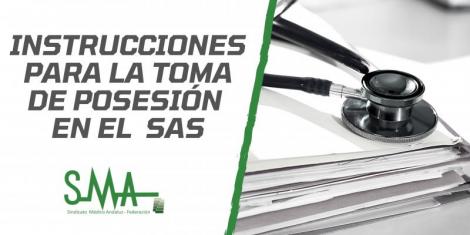 Instrucciones para la toma de posesión en el Servicio Andaluz de Salud