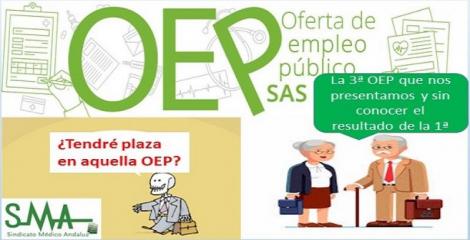El SAS anuncia oposiciones con más de 10.000 plazas sin cerrar aún la convocatoria de 2013-2015.