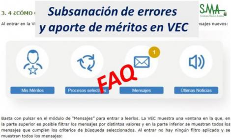 Preguntas y respuestas relativas al proceso de Subsanación de Solicitudes de entrega de méritos. OEP 2013-2015.