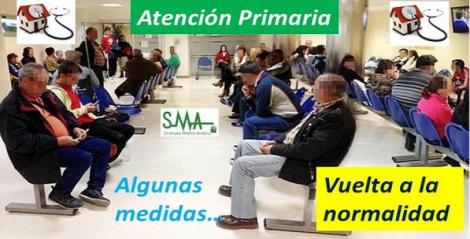 Vuelta a la normalidad en Atención Primaria. Algunas medidas a tomar.