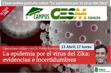 Clase online gratuita sobre virus del Zika en CampusCESM.