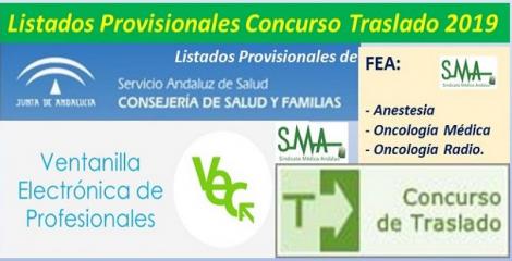 Publicado en el BOJA la resolución del Concurso de Traslado 2019 con listados provisionales de FEA de Anestesia, Oncología Médica y Oncología Radioterápica. Publicado en el BOJA la resolución del Concurso de Traslado 2019 con listados provisionales de FEA de Anestesia, Oncología Médica y Oncología Radioterápica.